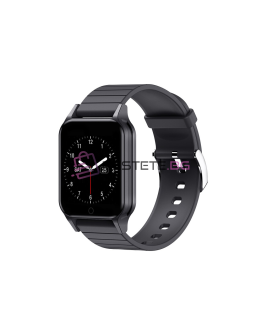 Смарт часовник No brand T96, 33mm, Bluetooth, IP67, Черен