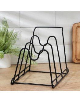 Метална поставка за капаци - органайзер