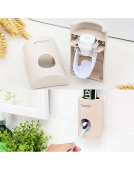 Бежов дозатор за паста за зъби