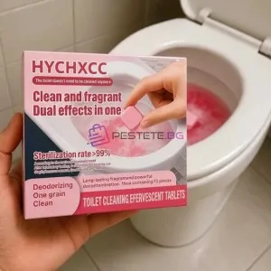Таблетки за дълбоко почистване на тоалетна чиния 12 броя