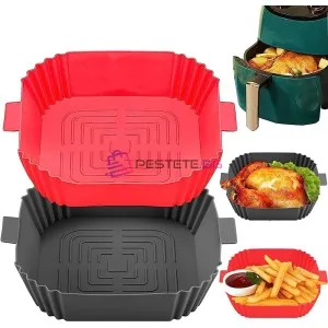 Квадратна силиконова тавичка за Air Fryer