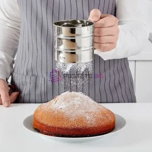 Метално сито за брашно или пудра захар с механизъм