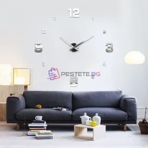 3D стенен часовник малки и големи цифри