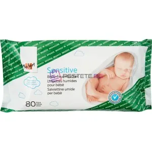 Мокри кърпи бебешки Sensitive 80 броя