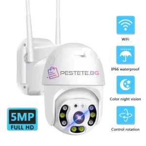 Смарт WiFi камера нощно виждане водосустойчива FULL HD 1080P..