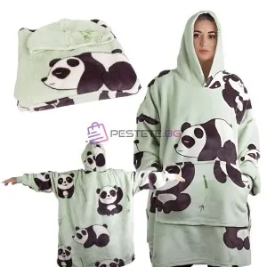 Топъл суичър одеяло 2в1 Oversize