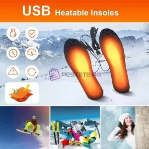 Електрически отопляеми стелки за краката USB