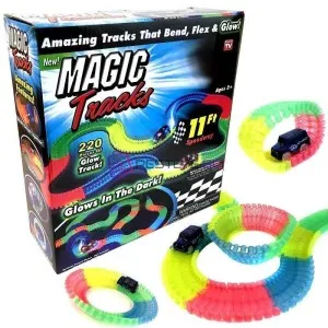 Детска светеща писта за коли Magic Tracks - 220 части