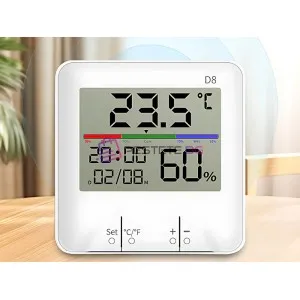 Часовник термометър LCD метеорологична станция с хигрометър