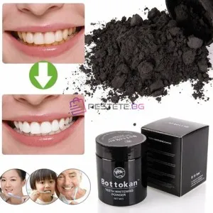 Кокосов въглен за избелване на зъби Miracle Teeth