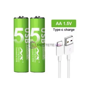 Акумулаторни батерии 1.5V USB Type-C зареждане