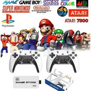 Безжична конзола ретро Game Stick M15 20 000 игри HDMI 4K