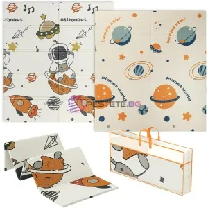 Топлоизолиращо килимче за игра космос 180x200см