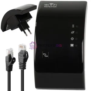 Wi-Fi усилвател мощен 300Mbps 2.4G точка за достъп