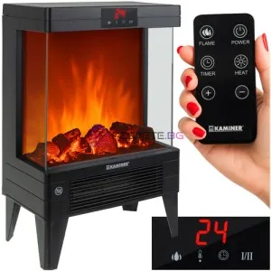 Радиаторна печка камина с пламъчен ефект 2000W Embego Kamine..