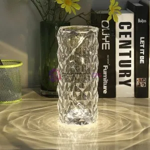 Диамантена LED лампа с 3D ефект с USB
