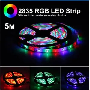 LED RGB многоцветна лента с дистанционно 5 метра