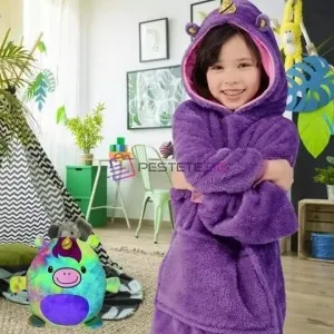 Суичър и плюшена играчка 2в1