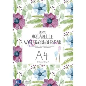 Скицник за акварелни картини, A4, 160 гр, 20 листа