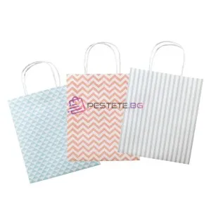 Крафт подаръчна торбичка BASIC, 115 гр, 18 x 21 x 8 см (3)