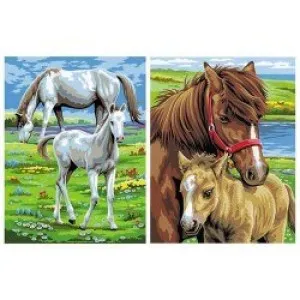 Рисуване по номера - две картини 