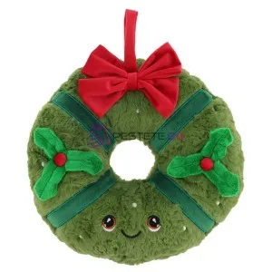 Keeleco Christmas, Плюшен коледен венец, 30 см, Keel Toys
