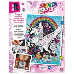 Изкуство с пайети, CRAFT TEEN, Летящ еднорог