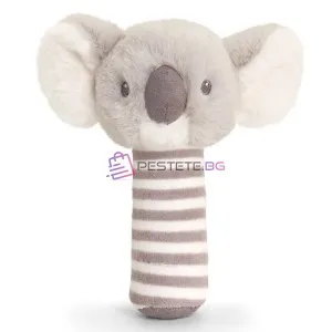 Keeleco, Бебешка дрънкалка стик, Коала, 14 см
