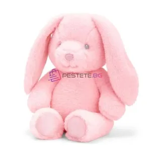 Keeleco Baby, Зайче, розово, 25 см