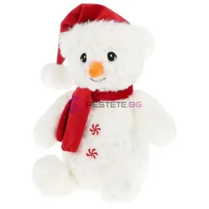 Keeleco Christmas, Плюшен коледен снежен човек с шапка и шал..