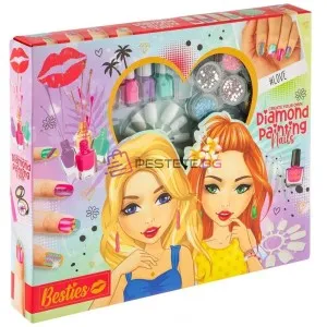 Дизайнерски комплект за маникюр, с диаманти Besties