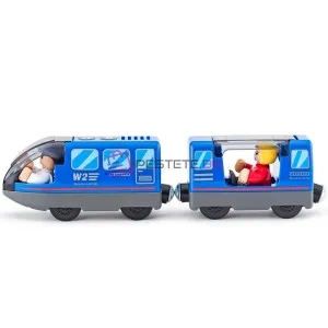 Локомотив и вагонче с батерия, 4 части