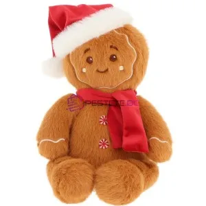 Keeleco Christmas, Плюшена коледна меденка с шапка и шал, 20..