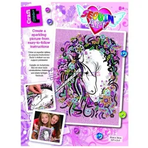 Изкуство с пайети, CRAFT TEEN, Unicorn