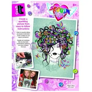 Изкуство с пайети, CRAFT TEEN, Flower girl