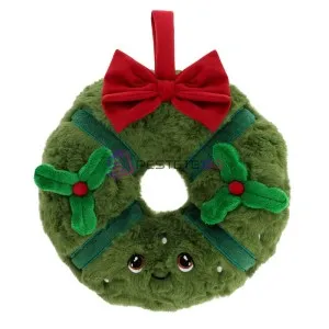 Keeleco Christmas, Плюшен коледен венец, 22 см, Keel Toys