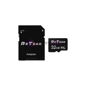 Карта памет DeTech Micro SDHC-I 32GB Class 10 Адаптер