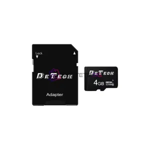 Карта памет DeTech Micro SDHC-I 4GB Class 10 Адаптер