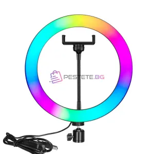 LED Ring осветление No brand M33, 33см, RGB, 20W