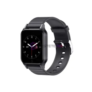 Смарт часовник No brand T96, 33mm, Bluetooth, IP67, Черен